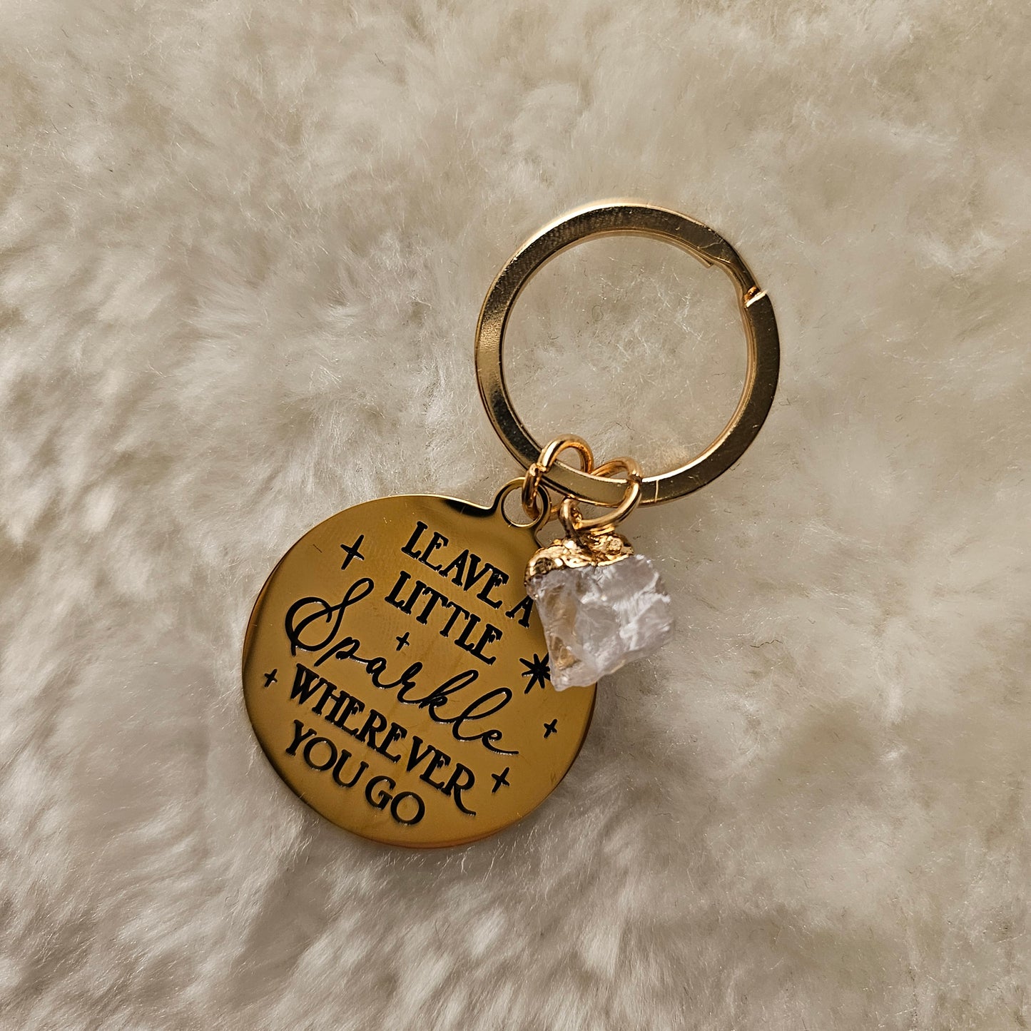 Schlüsselanhänger - Quarzkristall